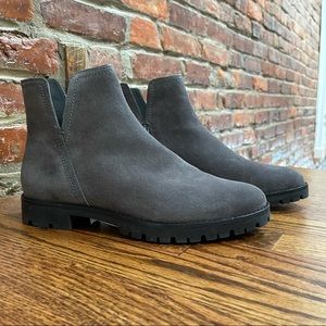 Vince Jacee Water Repellent Boot | Grey Suede